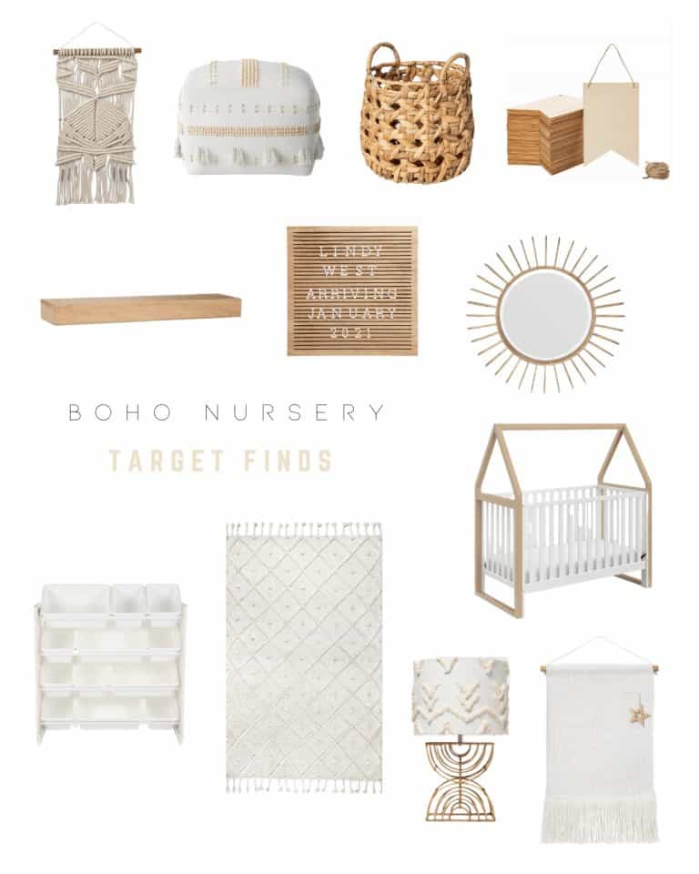Boho Themed Nursery Decor Finds Amazon Target Lifting Motherhood