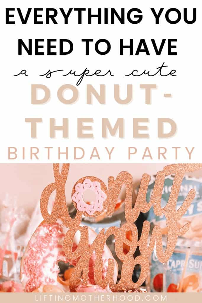 pinterest donut themed first birthday supplies