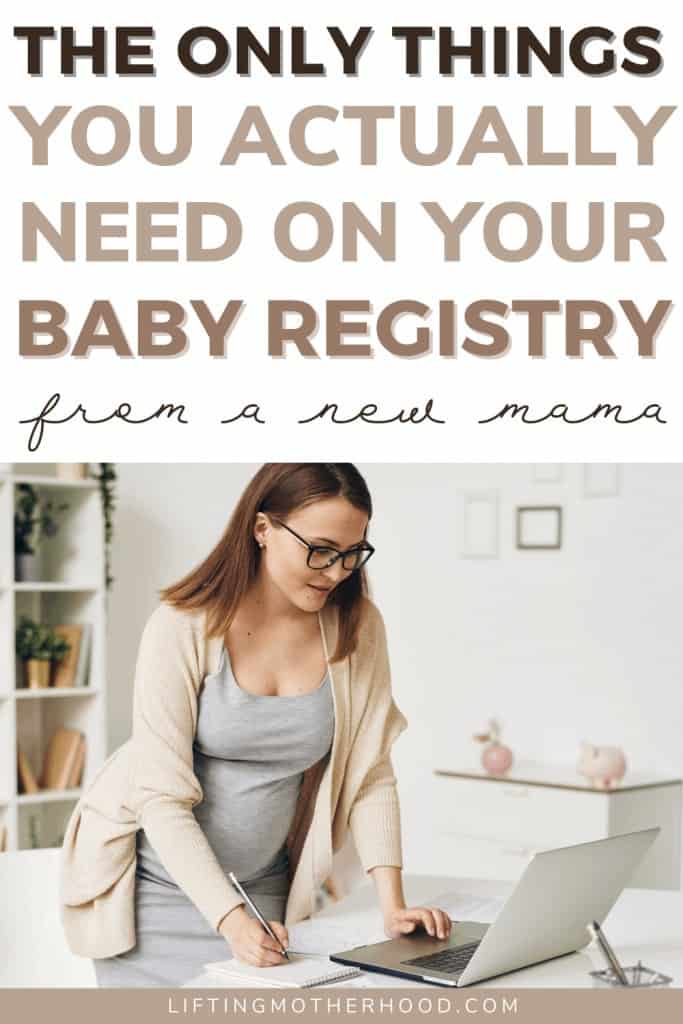 pinterest simple baby registry list