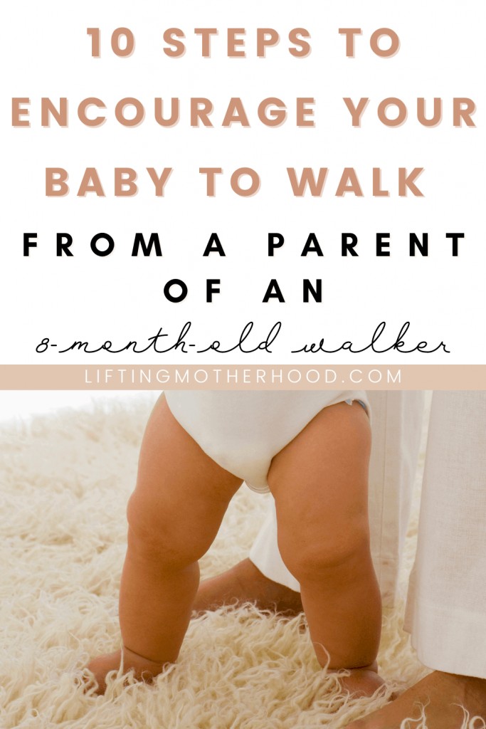 pinterest pin encourage baby to walk