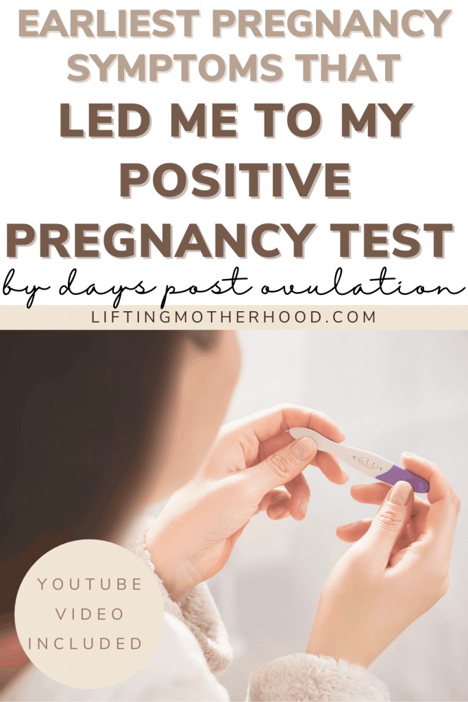 Pregnancy Symptoms Leading Up To A BFP By DPO Lifting Motherhood